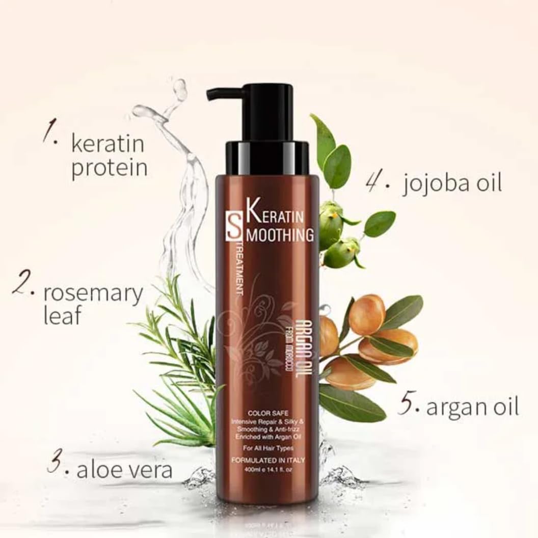 Argan Oil Keratin Smoothing Treatment – 400ml | DIY Professional